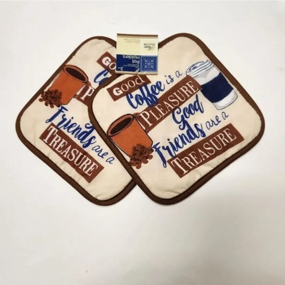 Coffee Lovers Bundle Block Calendar Oven Mitts Coffee Cup‎ Dish Towel